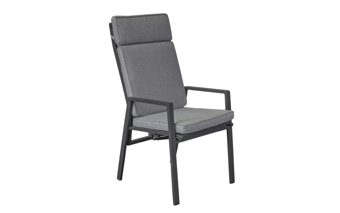 Positionsstuhl Sunfort, silber/schwarz-01