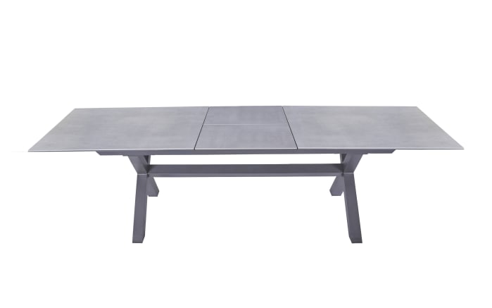 Ausziehtisch Vancouver, Keramik/Aluminium, anthrazit, 200 cm-02