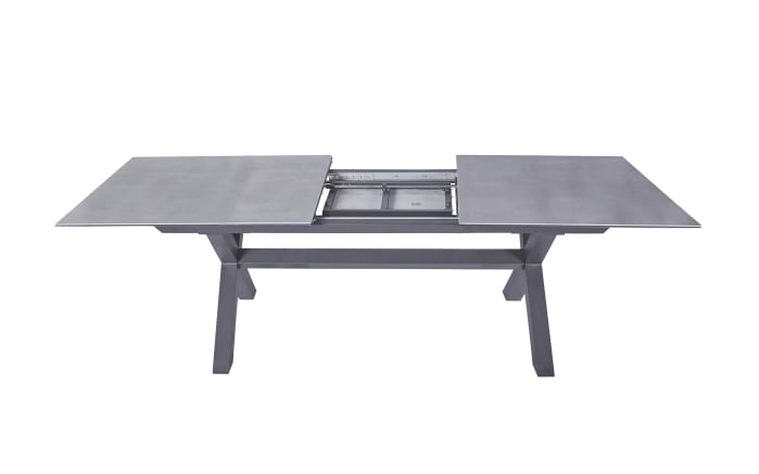 Ausziehtisch Vancouver, Keramik/Aluminium, anthrazit, 200 cm-04
