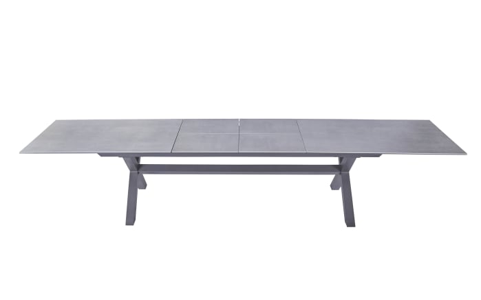 Ausziehtisch Vancouver, anthrazit/Beton-Nachbildung-02