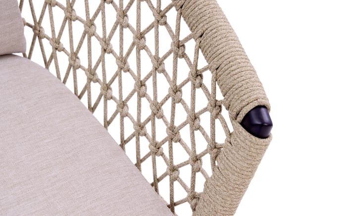Gartendrehstuhl Riverton, anthrazit/beige-05