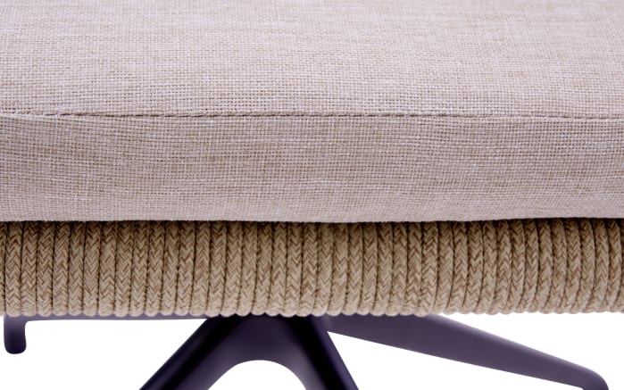 Gartendrehstuhl Riverton, anthrazit/beige-08