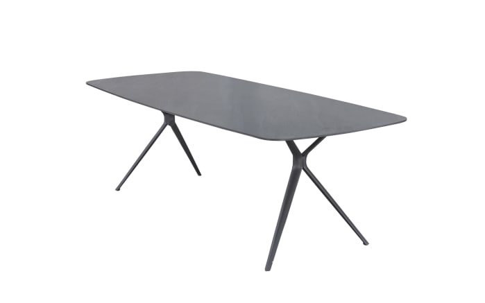 Esstisch Bari, anthrazit/grau, B/T 180 x 90 cm