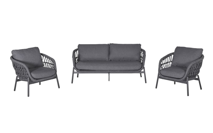 Gartenmöbelset Bari, anthrazit/dunkelgrau, 3-teilig-01