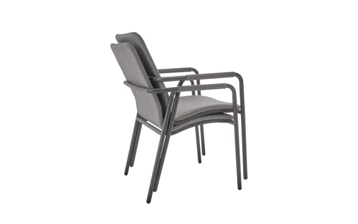 Stapelstuhl Repton, anthrazit/hellgrau-06