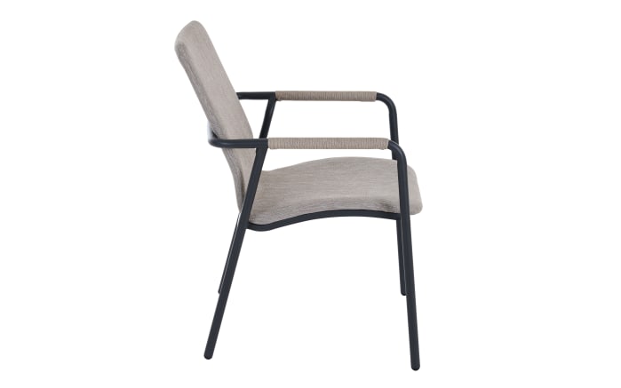 Stapelstuhl Repton, anthrazit/taupe -02