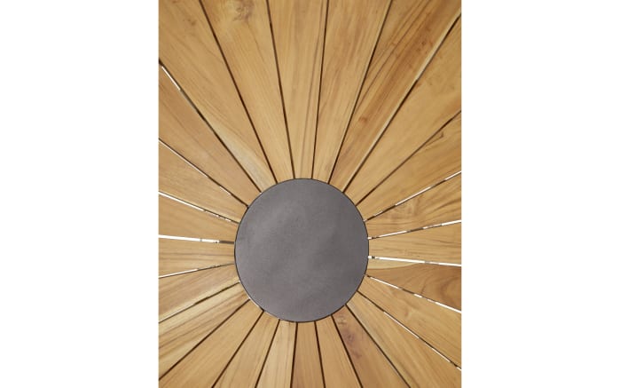 Gartentisch Richmond, Teakholz/silberfarbig, 150 cm-03