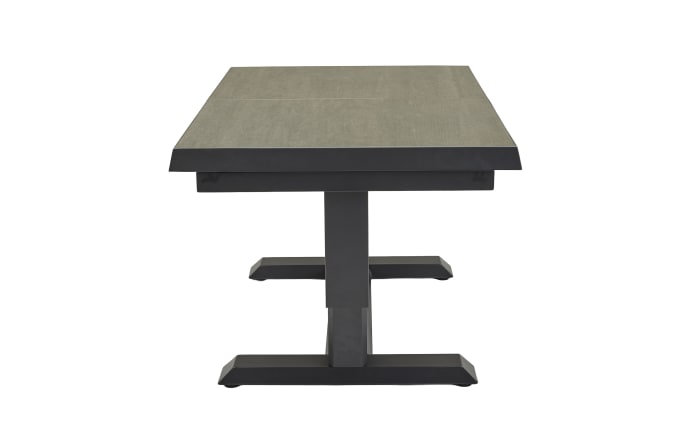 Ausziehtisch Vivera-Stone, anthrazit, inkl. Synchronauszug-03