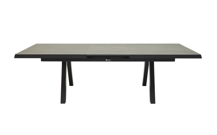 Ausziehtisch Vivera-Stone, anthrazit, inkl. Synchron-Auszug-05
