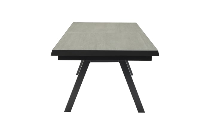 Ausziehtisch Vivera-Stone, anthrazit, inkl. Synchron-Auszug-03