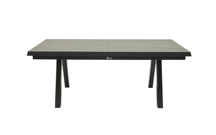 Ausziehtisch Vivera-Stone, anthrazit, inkl. Synchronauszug-02