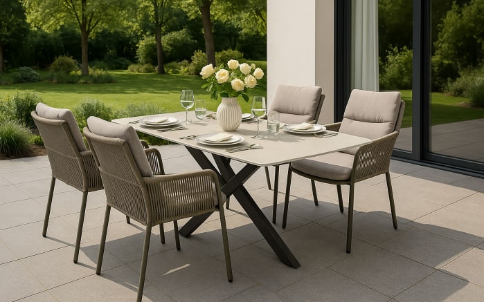 Gartenstuhl Como, anthrazit/natur-05