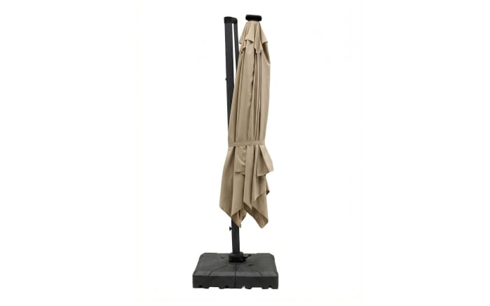 Sonnenschirm, beige, 300 x 256 cm, inkl. LED Solarbeleuchtung-04