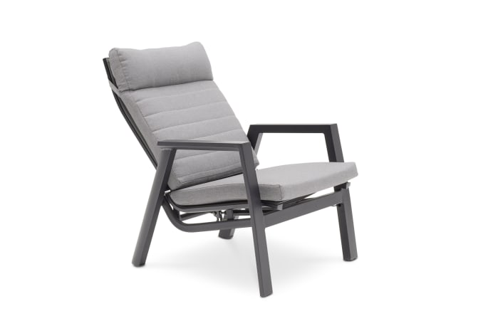 Loungesessel Ascella, Aluminiumgestell in anthrazit, mit manueller Rückenverstellung-03