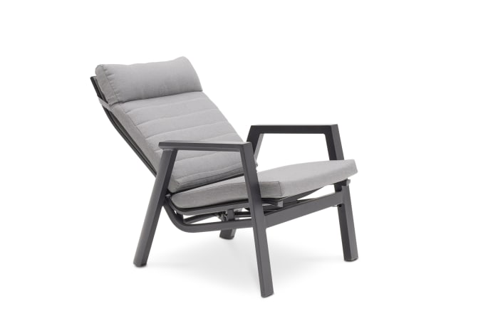Loungesessel Ascella, Aluminiumgestell in anthrazit, mit manueller Rückenverstellung-04