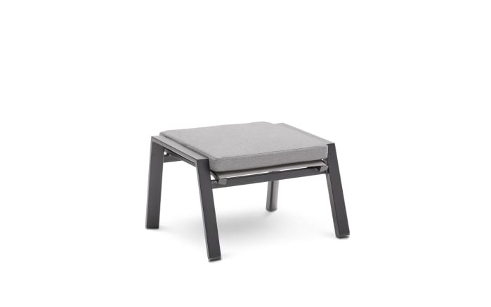 Gartenhocker Ascella, Aluminiumgestell in anthrazit-01