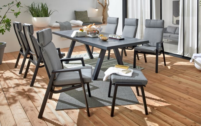 Gartenhocker Acarna, anthrazit/grau-03