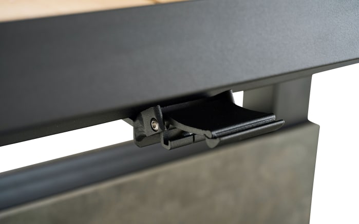 Lifttisch Latea, anthrazit/Teakholz, inkl. Funktionen-07