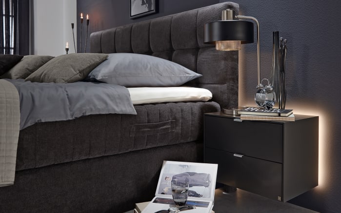Boxspringbett Felina Fly, dunkelgrau, 180 x 200 cm-04