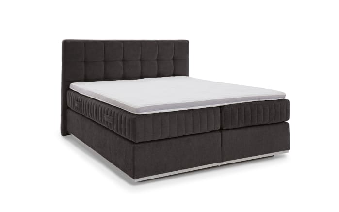 Boxspringbett Felina Fly, dunkelgrau, 180 x 200 cm-05