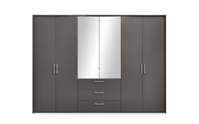 Drehtürenschrank Henderson, graphit, 301 x 223 x 60 cm-02