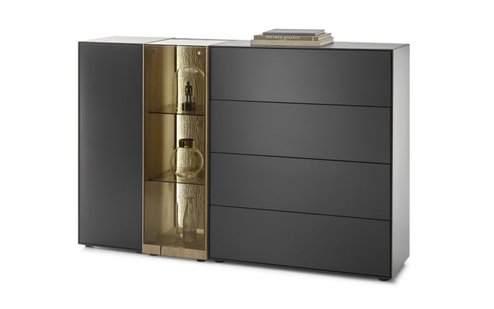 Highboard Trevio, anthrazit/Kerneiche massiv-05