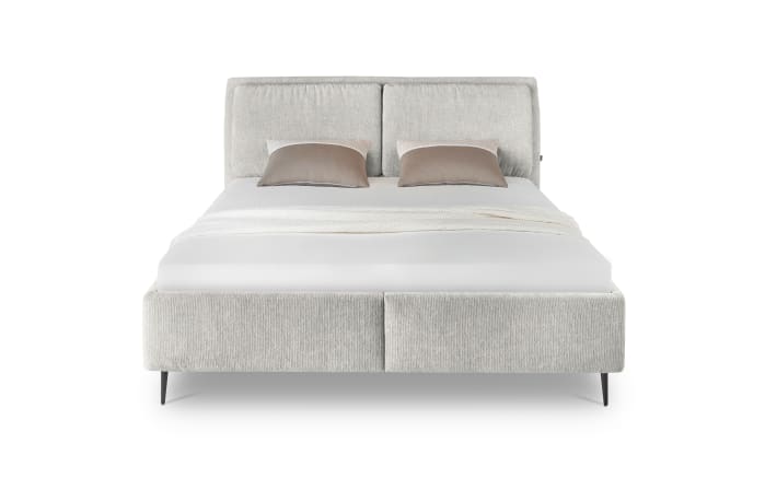 Polsterbett Bari, silber, 180 x 200 cm-04