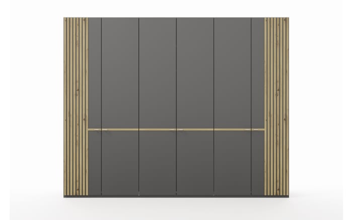 Drehtürenschrank Isabelle, graphit/Bianco Eiche Nachbildung-03