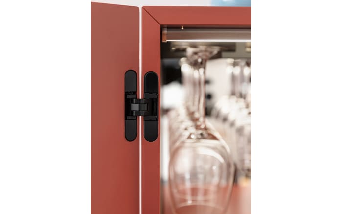 Barschrank Amaya, indisch rot, inkl. Beleuchtung -03