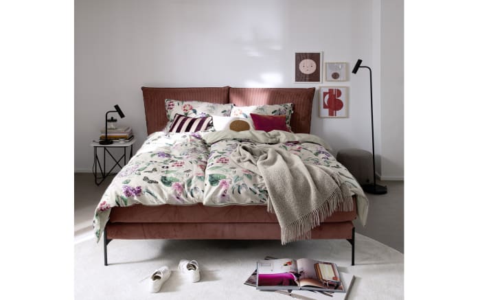 Boxspringbett Vita, altrosa, 180 x 200 cm-01