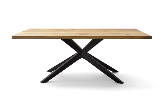 Esstisch Tiama, Barock Eiche natur massiv, Breite 220 cm-02