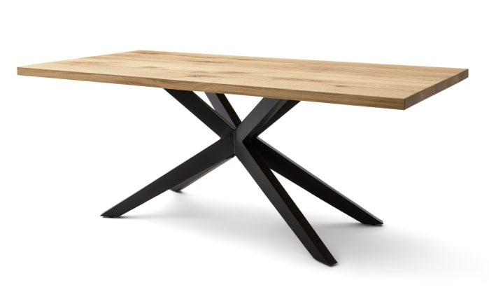 Esstisch Tiama, Barock Eiche natur massiv, Breite 220 cm-01
