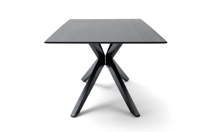 Esstisch Tiama, Eiche schwarz massiv, Breite 220 cm-03