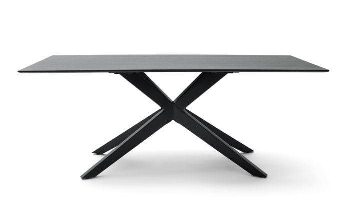 Esstisch Tiama, Eiche schwarz massiv, Breite 220 cm-02