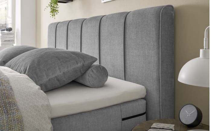 Boxspringbett Fairfield, grau, 180 x 200 cm-05