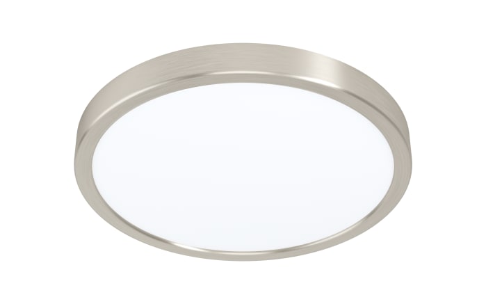 LED-Deckenleuchte Fueva 5, Nickel-matt, 28,5 cm