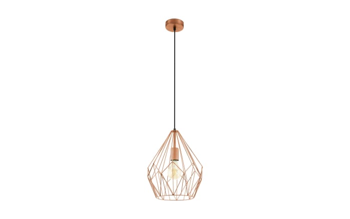 Pendelleuchte Carlton Vintage, kupfer, 31 cm-01