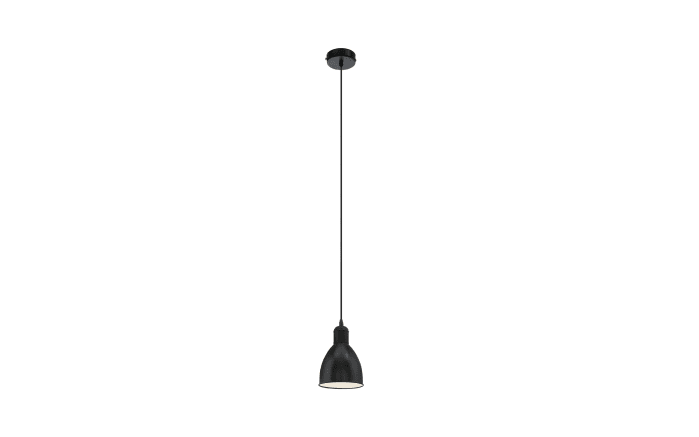 Pendelleuchte Priddy, schwarz/weiß, 1-flammig, 110 cm-01