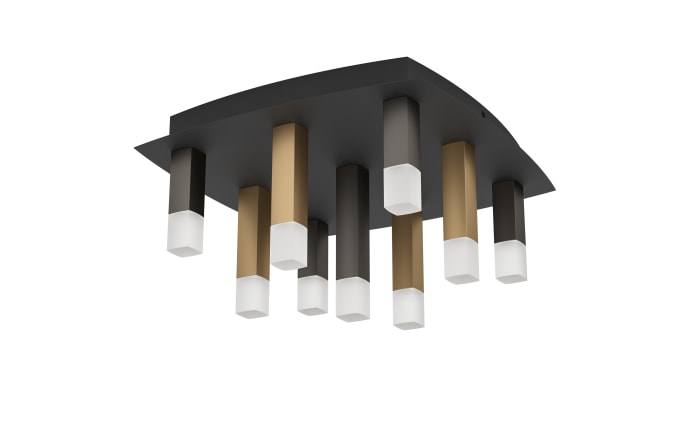 LED-Deckenleuchte ESTANTERIOS, schwarz/braun, inkl. Dimmfunktion -01
