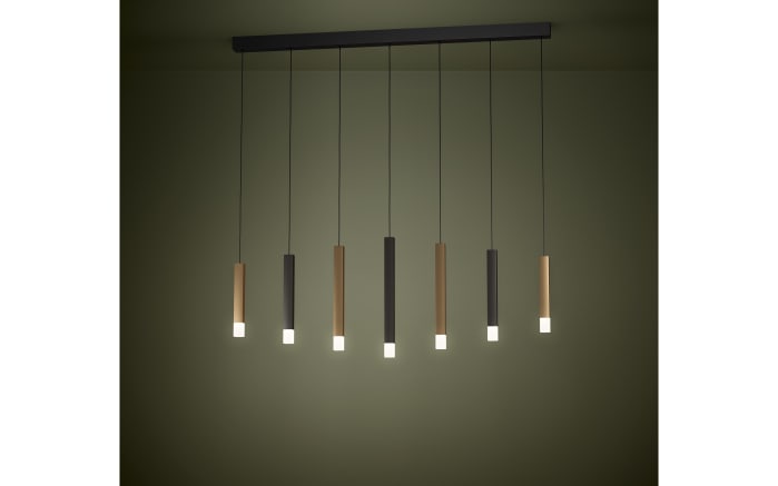 LED-Pendelleuchte ESTANTERIOS, schwarz/braun, inkl. Dimmfunktion -03