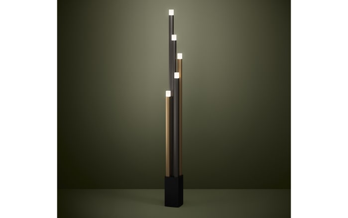 LED-Standleuchte ESTANTERIOS, schwarz/braun, inkl. Touchdimmer-03