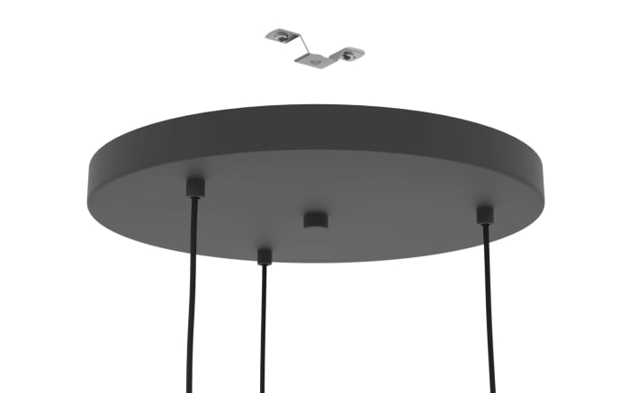 Pendelleuchte Romazzina, 3-flammig, schwarz, 90 cm-04