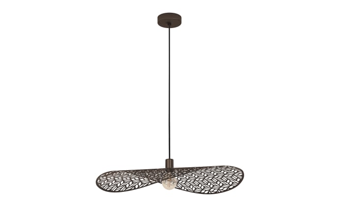 Pendelleuchte Swaby, bronze, 80 cm