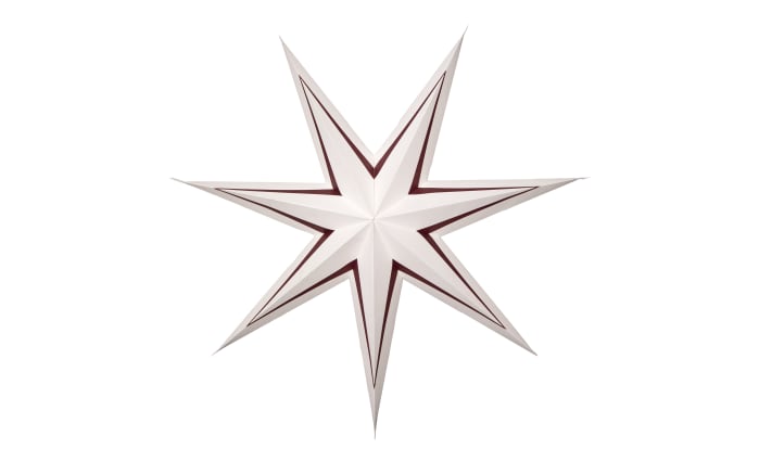 Papier Stern Stripe, dunkelrot/weiß, 70 cm-01