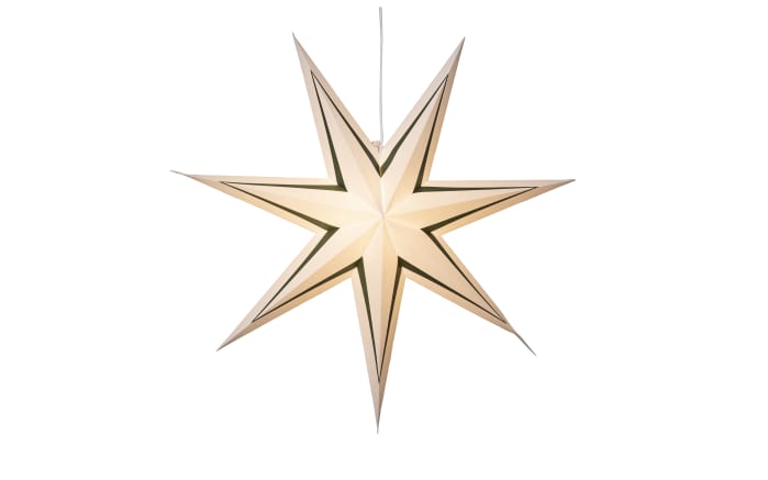 Papier Stern Stripe, dunkelgrün/weiß, 70 cm-02