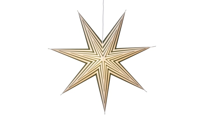 Papier Stern Stripe, dunkelgrün/weiß, 70 cm-02