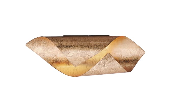 LED-Wandleuchte Nevis, goldfarbig, 31 cm-01