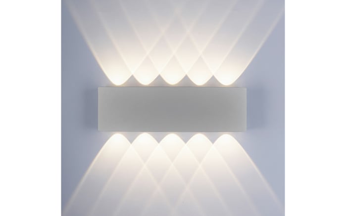 LED-Wandleuchte Carlo, silber, 10-flammig, 27 cm-02