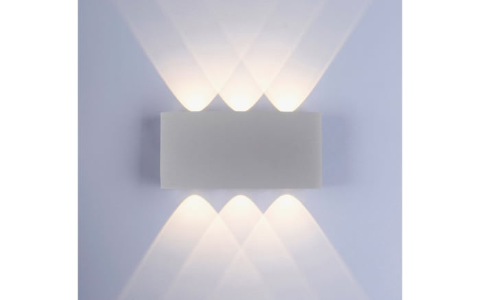 LED-Wandleuchte Carlo, silberfarbig, 6-flammig, 17 cm-02