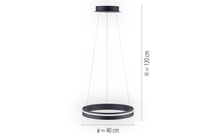 LED-Pendelleuchte Q-Vito, anthrazit, 40 cm-02